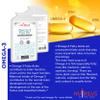 Nutrilus Omega-3 Fish Oil 90 Softgel Capsules 1000mg - High Strength Omega 3 - Brain & Vision & Heart Health - UK Made Supplement view 3