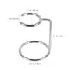 MAGICLULU Stainless Steel Beard Brush Holder Shaving Brush Stand for Men Stand Holder view 4