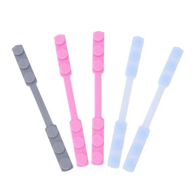 Beaupretty Mask Ear Hook Extender 5pcs Adjustable Silicone Non Slip for Reusable Use and Pain Relief on Small and Large Faces Random Color