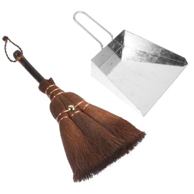 Didiseaon Professional Mini Dustpan Multi-Function Whisk Broom Cleaning Set Home Accessory Pet Litter Supply Household Supply Efficient Sweeping Tool for Cage and Floor Cleaning