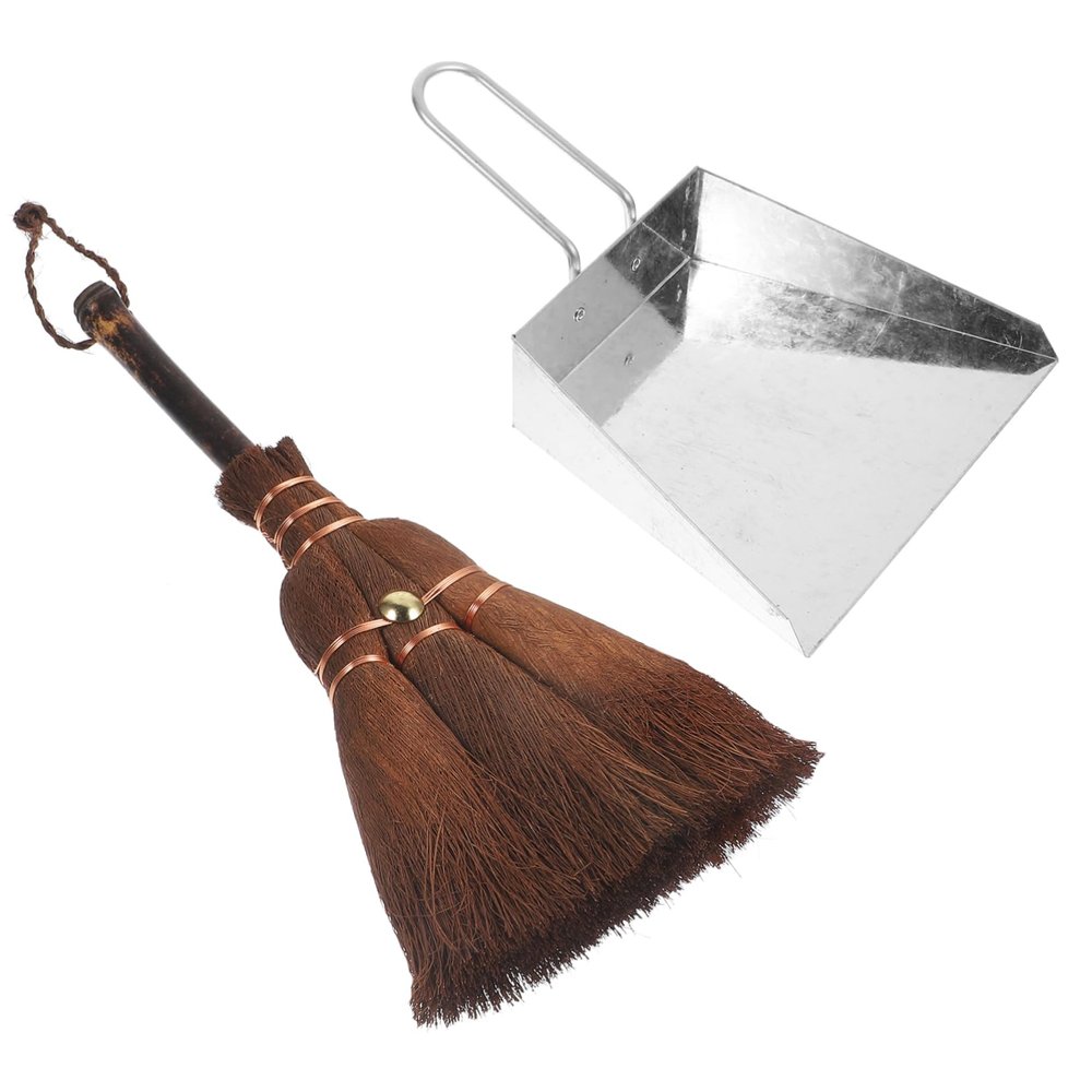 Didiseaon Professional Mini Dustpan Multi-Function Whisk Broom Cleaning Set Home Accessory Pet Litter Supply Household Supply Efficient Sweeping Tool for Cage and Floor Cleaning