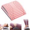 Refresh - Neck & Back Stretcher, Multi-Level Adjustable Spine Board, Back Neck Cracker for Upper Lower Back Pain Relief, Lumbar Soothing Device for Herniated Disc, Sciatica, Scoliosis (Pink) view 1