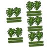Cabilock 5sets Palm Tree Cupcake Toppers Tropical Leaves Cake Decorations 60pcs*5 view 1