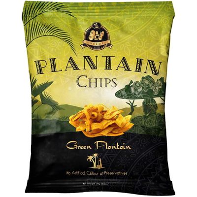 FreshCart Basics Olu Olu Plantain Chips (Green Plantain Chips) Pack of 6