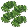 Cabilock 3sets Tropical Palm Leaves Cake Decorations Jungle Theme Cupcake Toppers Set 60pcs*3 view 2