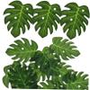 Cabilock 3sets Tropical Palm Leaves Cake Decorations Jungle Theme Cupcake Toppers Set 60pcs*3 view 3