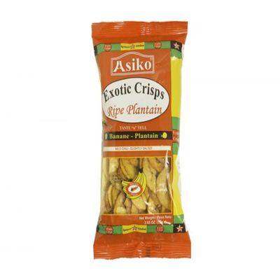 Asiko Plantain Chips Chilli (Pack of 6) Chilli Plantain Chips