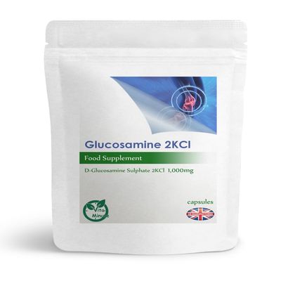 Glucosamine Sulphate 2KCl 1000mg Capsules, Joint Health (Pack of 120)