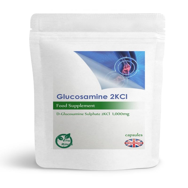 Glucosamine Sulphate 2KCl 1000mg Capsules, Joint Health (Pack of 120)