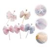 Cabilock Mesh Bow Decorations 5 Pack Fairy Wand Cake Inserts for Birthday Party Decorations Unique Dessert Decor Random Style view 4