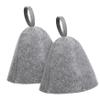 Didiseaon 30pcs Women Men Reusable Sauna Hat Bathing Cap Russian Hat for Sauna Accessories