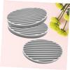 Amosfun 6pcs Silicone Soap Box for Household Bathroom Fashion Drain Design Creative Non-slip Soap Dish Holder for Bathroom Use view 4