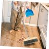 PRETYZOOM Heavy Duty Household Broom Long Handle Bristle Broom with Soft Natural Bristles Stainless Steel Rod and Wooden Handle for Kitchen Outdoor Cleaning view 3