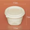 1000ml Corn Starch Round Bowl view 2