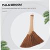 PRETYZOOM 3pcs Small Broom Tool for Household Cleaning Natural Palm Broom for Indoor Sweeping and Corner Cleaning view 2