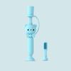 minkissy Silicone Training Toothbrush Bear Handle Safe for Toddlers First Toothbrush for Boys and Girls Finger Brush Oral Care Tool Random Color view 4