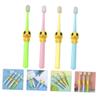 Beavorty Cartoon Boys and Girls Toothbrush 4Pcs Soft Bristle Children's Toothbrush with Comfortable Cleaning Experience for Oral Care Ages 2-10 view 2