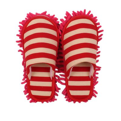 FRCOLOR Clean Slipper Cover Chenille Material Lazy Mop Slippers for Floor Cleaning Use as Lay Shoe Cover for Home Use