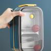 GERRIT Stainless Steel Insulated Lunch Box, Lunch Box, Office Worker Detached Multi-Layer Lunch Box, Portable Lunch Box/106 (Color : Single-ply Stainless Steel Blue) view 4