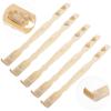 Beavorty 5pcs Bamboo Back Scratchers for Massaging Portable Handheld Extendable Back Scratchers for Travel and Home Use view 3