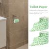 TOVINANNA 2rolls Clover Toilet Paper Household Bathroom Tissue Roll Printed Pattern Napkin Paper for Home and Hotel view 4