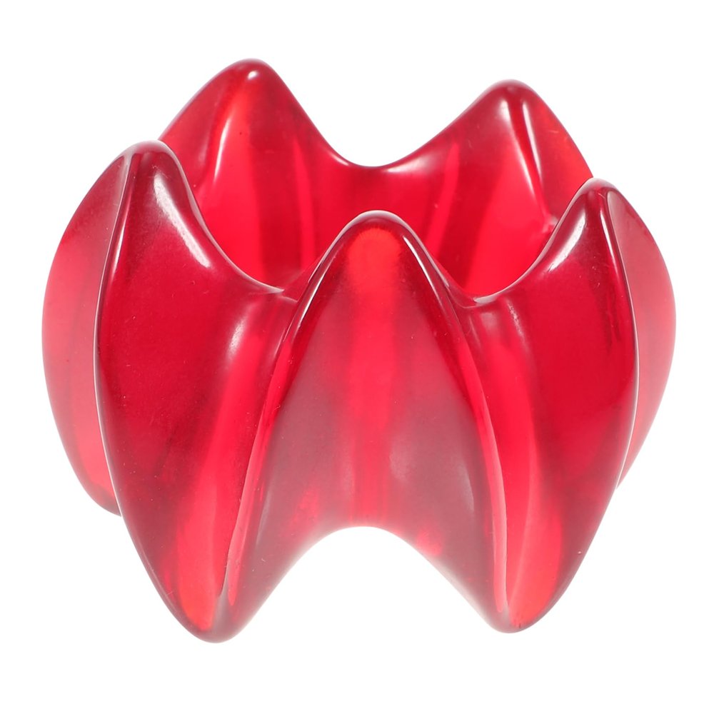 Beavorty Lotus-Shaped Resin Body Massager, Manual Scraping Massage Tool for Legs and Tendons, Smooth Surface, Home Use, Back and Trigger Point Relief Random Color