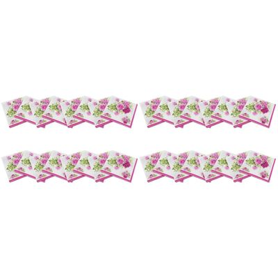 FRCOLOR 40pcs Lunch Napkins Napkins Feel Decoupage Paper Towels for Wedding Birthday Party Banquet Random Color