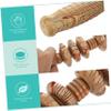 Beavorty Wood Massage Tool for Abdominal Massager Six Wheel Massager for Back and Belly Lightweight Portable Massage Device view 4
