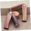 MAGICLULU 3 Sets Folding Beard Comb Case Household Hair Comb for Travel and Daily Use for Beard and Mustache Care view 2