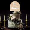Party to Be Personalized Baptism Cake Topper 3D Wood & Acrylic Custom Name & Date God Bless Cake Topper Decoration (Design 01) view 2