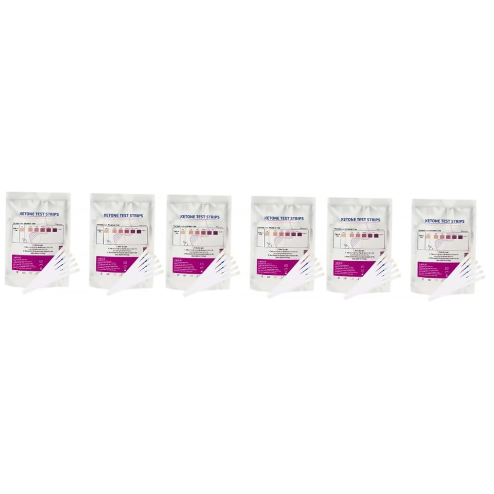 FOMIYES 6packs Keto Urine Testing Strips for Ketone Strips Accurate Keto Sticks Tester for Sticks