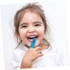 FOMIYES Silicone Finger Toothbrush 4Pcs Reusable Baby Oral Care Brush for Toddlers Easy to Store for Travel and Daily Teeth Cleaning view 4