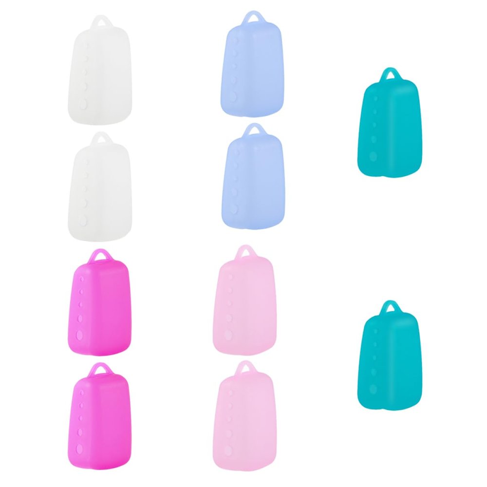 SEWOART 10pcs Toothbrush Head Covers Silicone Toothbrush Covers Accessories for Travel Use in Hotel Home