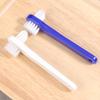 FOMIYES 4pcs Denture Toothbrush Pack Double Sided Heads Denture Cleaning Brush for False Teeth Cleaning Tool view 4