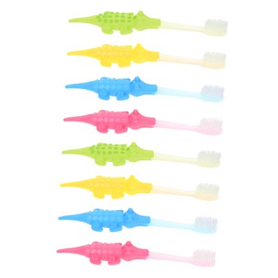 FOMIYES 8pcs Boys and Girls Toothbrush Extra Soft Soft Toothbrush Boy Girl Oral Care Supplies