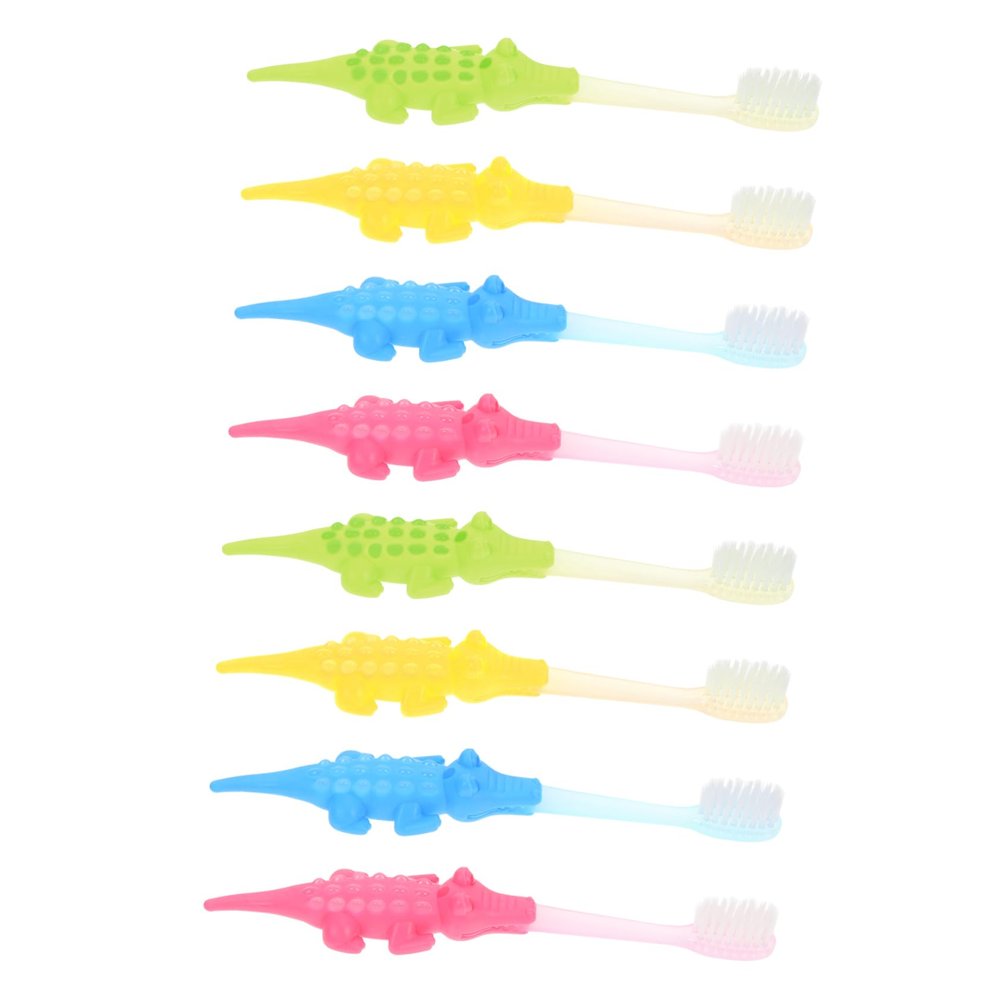 FOMIYES 8pcs Boys and Girls Toothbrush Extra Soft Soft Toothbrush Boy Girl Oral Care Supplies