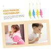 FOMIYES 8pcs Boys and Girls Toothbrush Extra Soft Soft Toothbrush Boy Girl Oral Care Supplies view 2