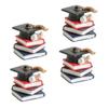 Abaodam 3sets Birthday Cake Toppers Graduation Decorations Student Cake Ornaments Party Ornaments Unique Decor 4pcs*3 view 1