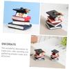 Abaodam 3sets Birthday Cake Toppers Graduation Decorations Student Cake Ornaments Party Ornaments Unique Decor 4pcs*3 view 3