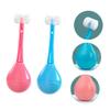 FOMIYES Kids Manual Toothbrush 2pcs Set Soft Bristles Cartoon Toddler Teeth Cleaning Portable Toothbrush for Boys and Girls Oral Care view 3