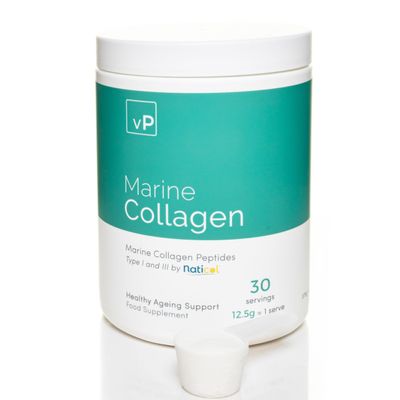 vP Vitality Pro Marine Collagen 375g - 12.5g x 30 Servings - Naticol Type 1 and 3 - Vitality Pro Hydrolysed Collagen Peptides Supplement - 375 Grams