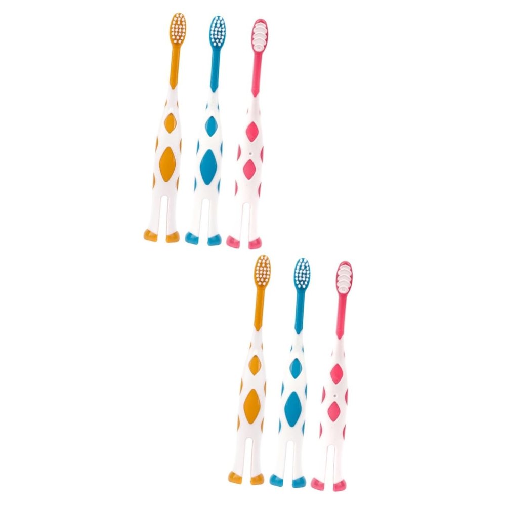 MAGICLULU 12pcs Shaped Boys and Girls Toothbrushes Handle Soft Bristles Travel Toothbrush Accessories Age