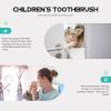 FOMIYES Boy Girl Toothbrush Soft Bristle Manual Tooth Brush with Storage Bucket Gentle Cleaning Handheld Design for Boy Girl Ages Cute Panda Cartoon Style for Daily Oral Care and Travel view 2