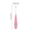 FOMIYES Boy Girl Toothbrush Soft Bristle Manual Tooth Brush with Storage Bucket Gentle Cleaning Handheld Design for Boy Girl Ages Cute Panda Cartoon Style for Daily Oral Care and Travel view 3