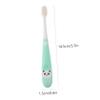 FOMIYES Children's Soft Bristle Toothbrush for Ages 2-12 with Storage Bucket, Supple Manual Toothbrush Cartoon Panda Design, Teeth Cleaning Tool for Kids Oral Care view 4