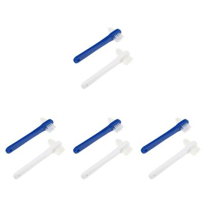 FOMIYES 8pcs Denture Cleaning Brush Double-Sided Denture Cleaner False Cleaning Tool for False Teeth