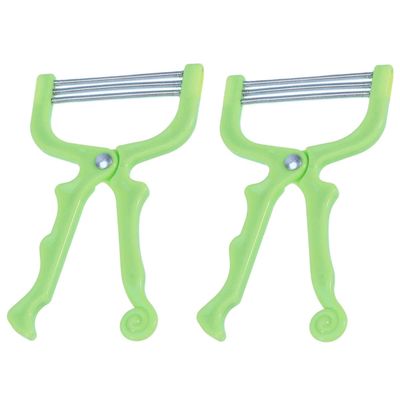 TOVINANNA Manual Facial Hair Remover Threader 2pcs Green Practical Epilator for Women Face Hair Removal Sensitive Skin Use