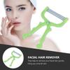 TOVINANNA Manual Facial Hair Remover Threader 2pcs Green Practical Epilator for Women Face Hair Removal Sensitive Skin Use view 4