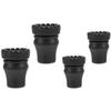 POPETPOP 8pcs Thickened Trekking Pole Tip Protectors Rubber Foot Covers for Trekking Poles Non Slip Design for Outdoor Hiking Use view 1