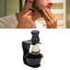 Hooleey Beard Care Kit Pocket Beard Brush with Holder and Soaping Bowl Men Hair Cleaning Styling Set view 2